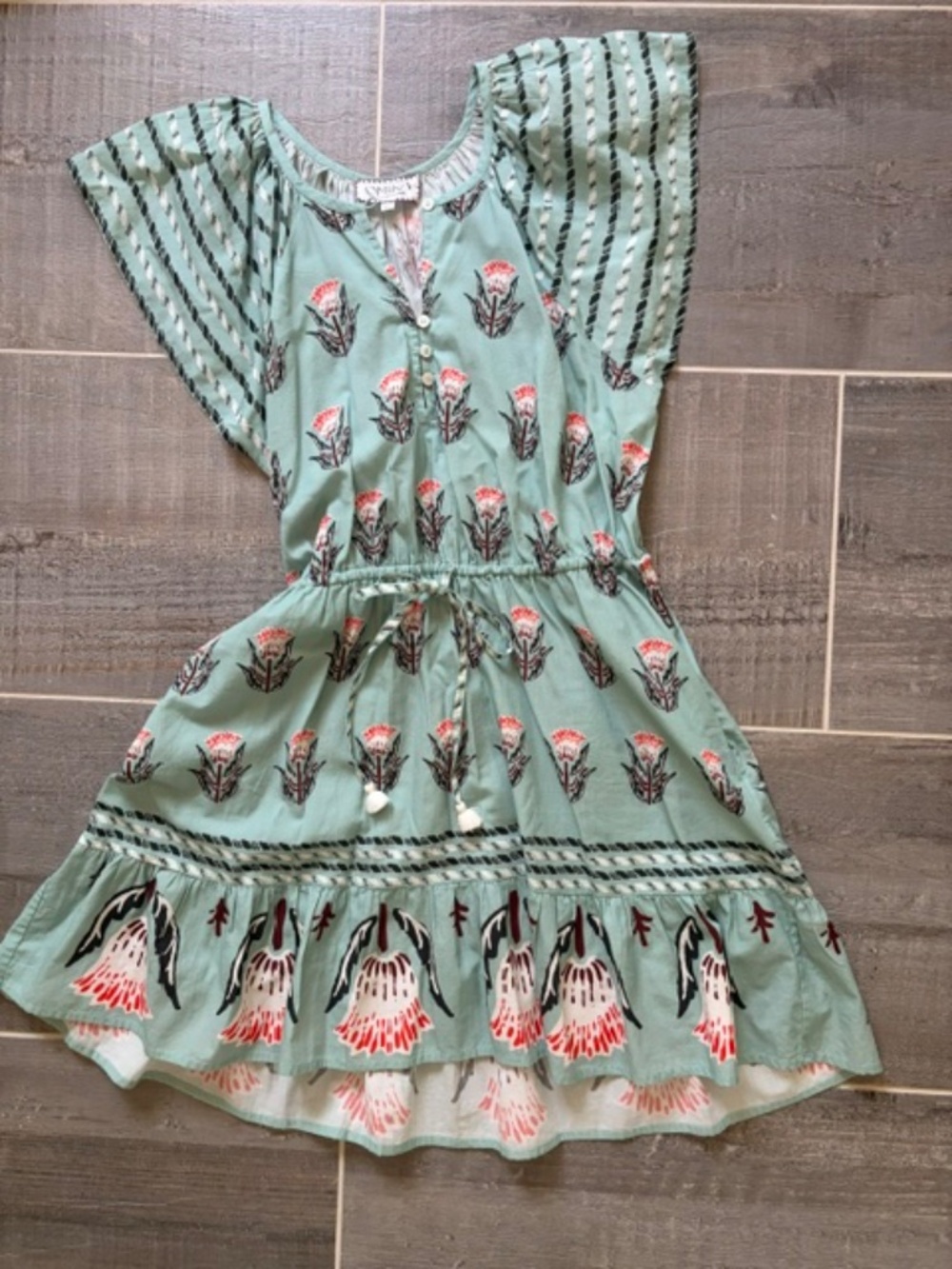 Omika boho mini dress